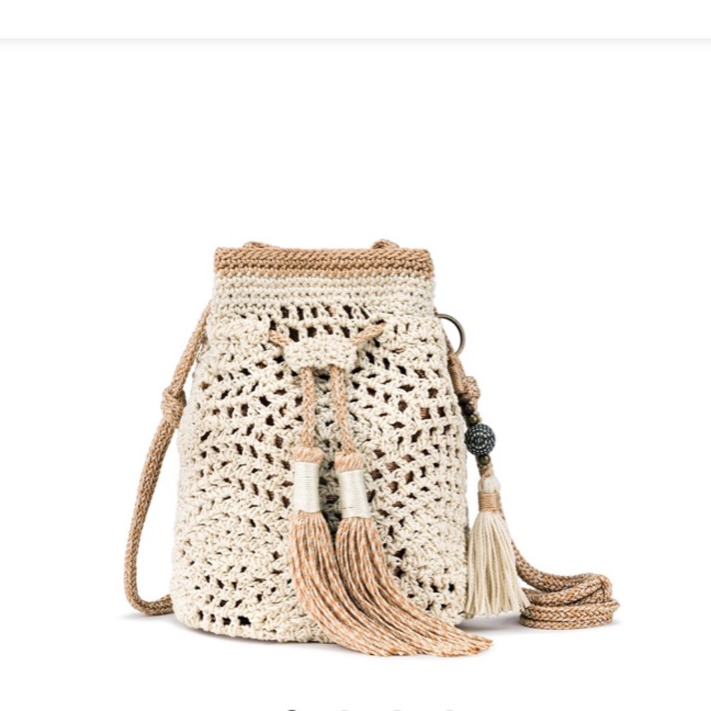 The Sak Sayulita Crochet Boho Crossbody Bag